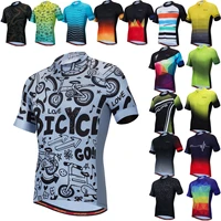 2021 summer pro team men cycling jerseys short sleeve bike shirts mtb cycling clothing ropa maillot ciclismo bicycle wear s 3xl