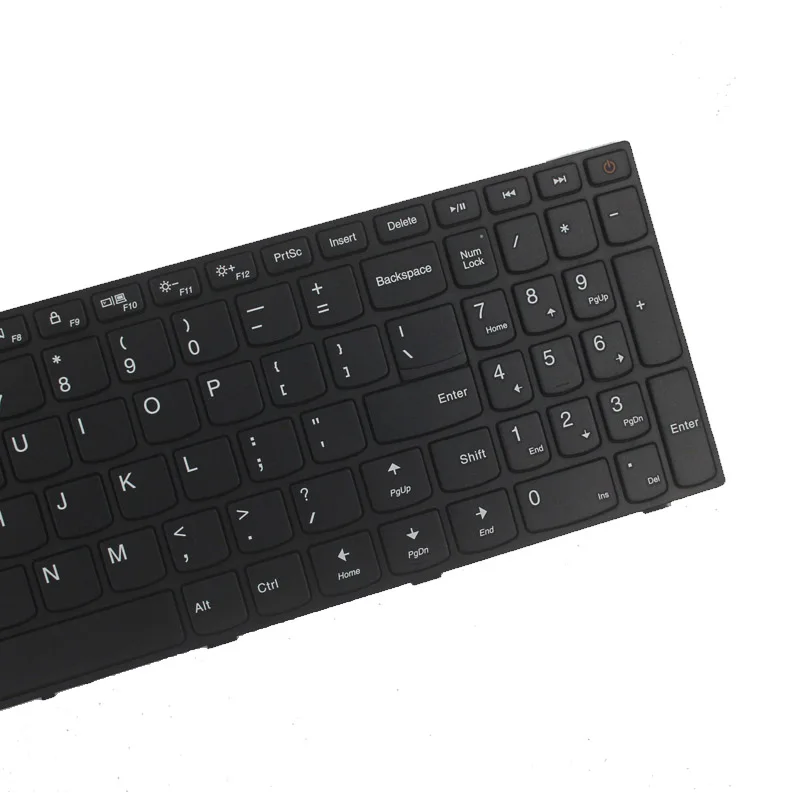 Клавиатура для ноутбука lenovo ideaPad 110 15ISK 15IKB 17ACL 17IKB 17ISK с рамкой без подсветки|laptop