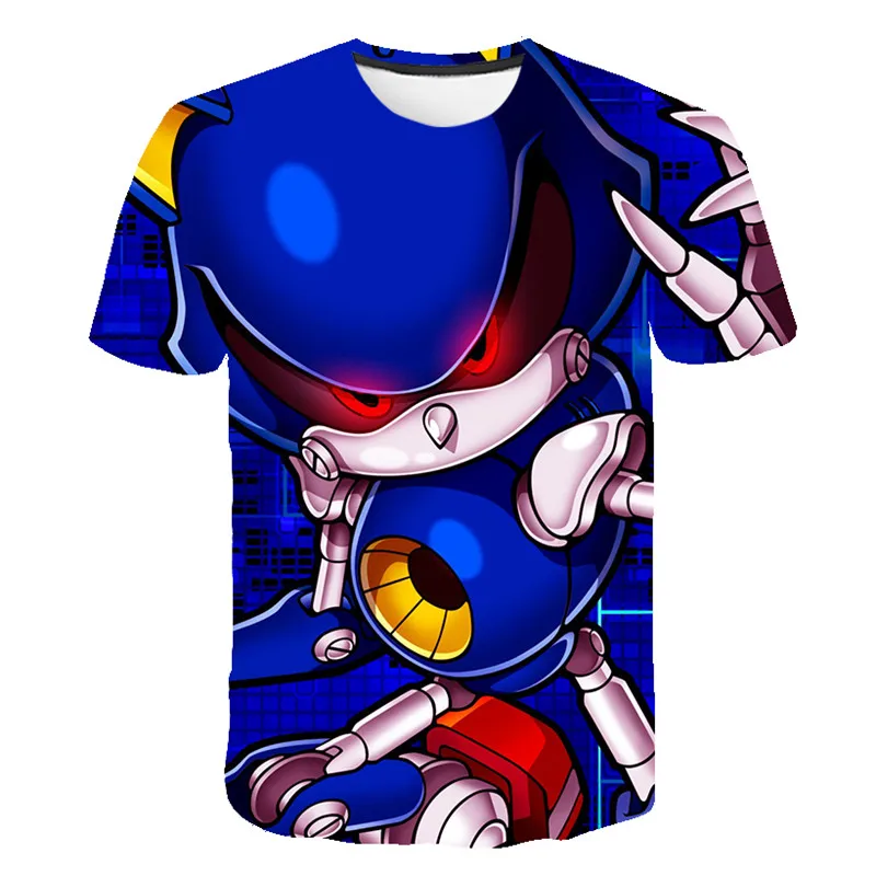 

Sonic t shirt children Boys Girls Clothes 3D Printed Kids Clothing Summer Tshirt Fashion Children's T-shirt Girl Tops Tees