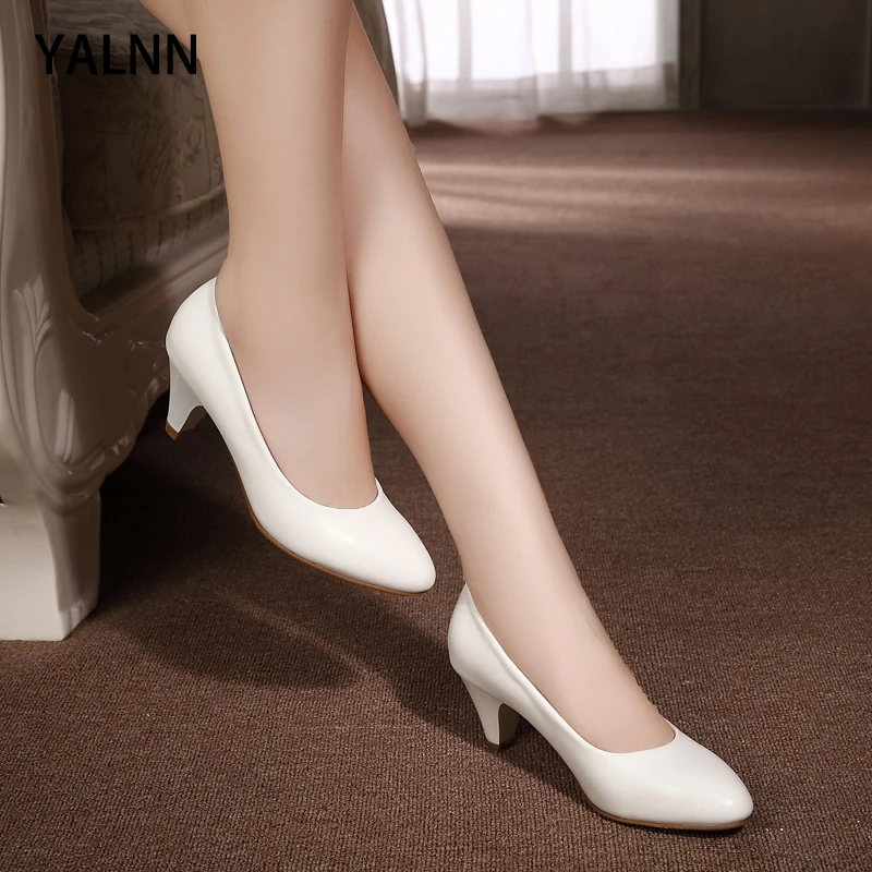 Yalnn/летние вечерние женские туфли на высоком каблуке шпильке Zapatos De Mujer Moda