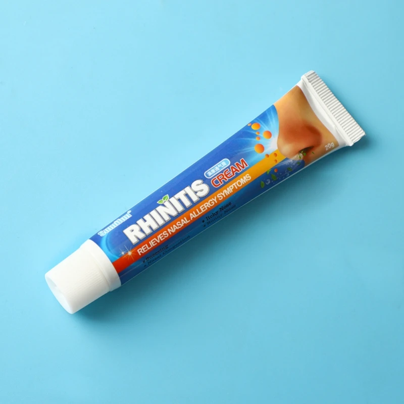 

20gRhinitis Cream Relieves Nasal Allergy Symptoms Menthol Cold Cool Herbal Ointment Relieve Pain Relieve Mental Fatigue Ointment