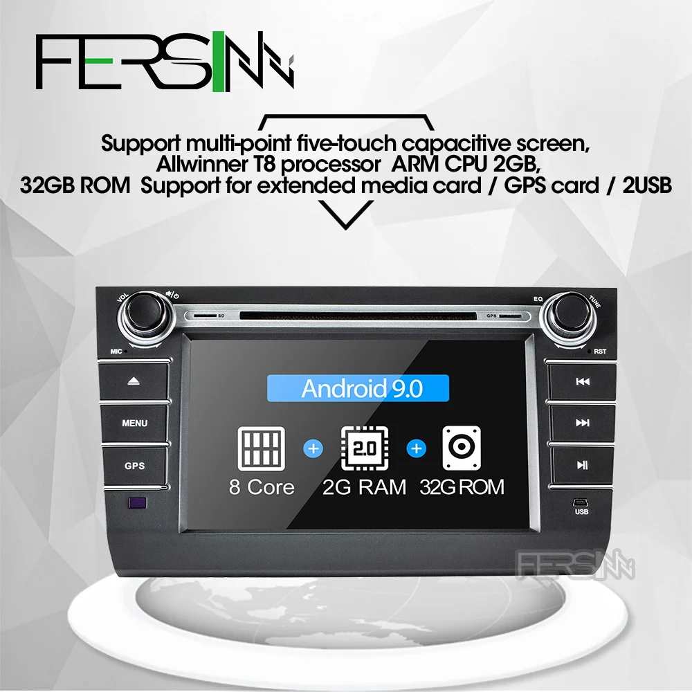 Fersinny android 9 0 автомобильный dvd для Suzuki Swift 2004 2005 2006 2007 2008 2009 2010 плеер