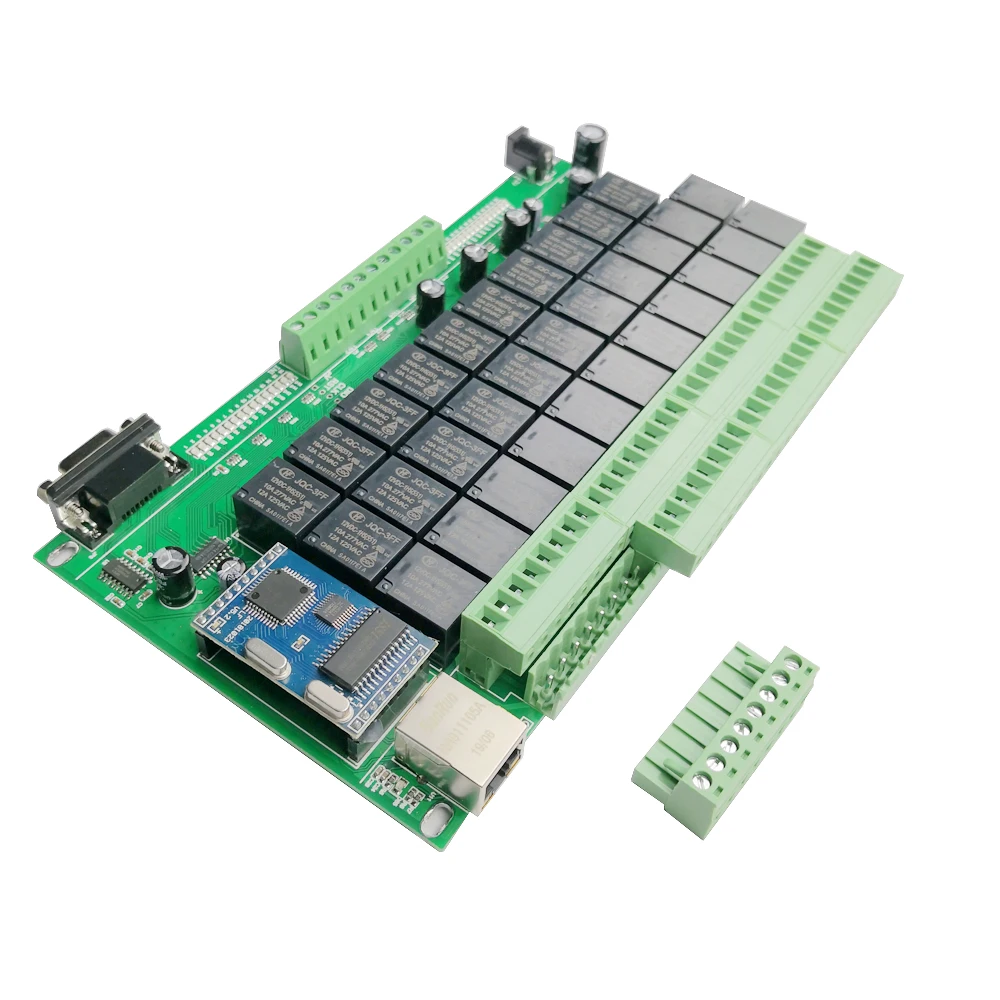 32 канала Ethernet триггерный релейный модуль с GPIO RJ45 RS232 TCP IP|Модули для умного дома| |