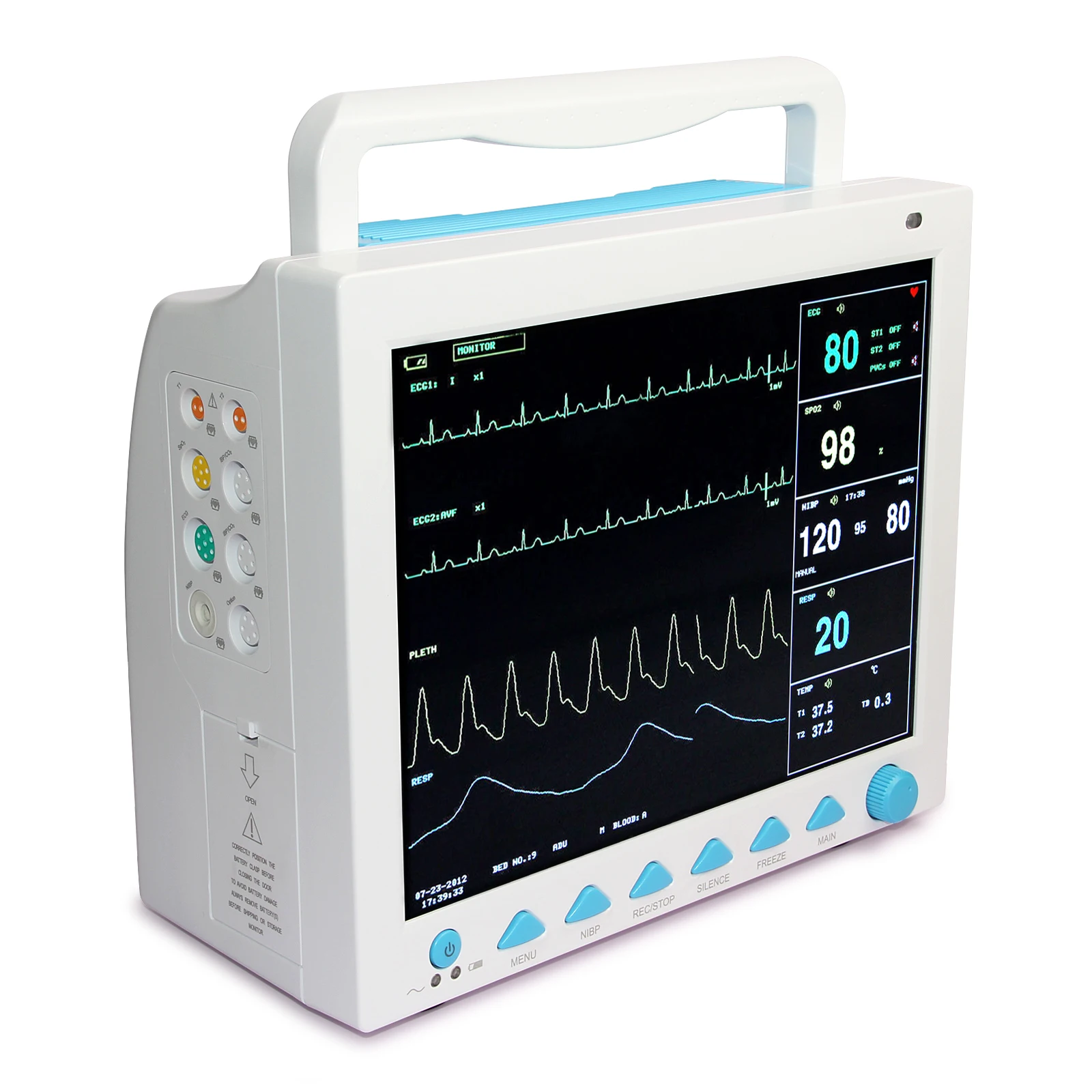 Монитор пациента CONTEC CMS8000 ICU CCU 6 параметров|Артериальное давление| |