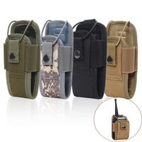 tactical molle radio pouch walkie talkie holder bag interphone storage bag hunting mag pouches edc accessories pack holder