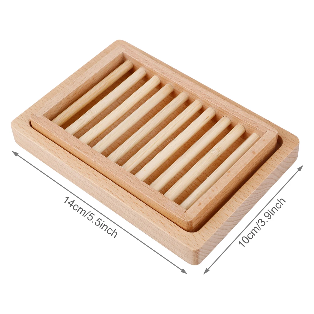 Деревянная подставка под мыло из натурального бамбука | Дом и сад