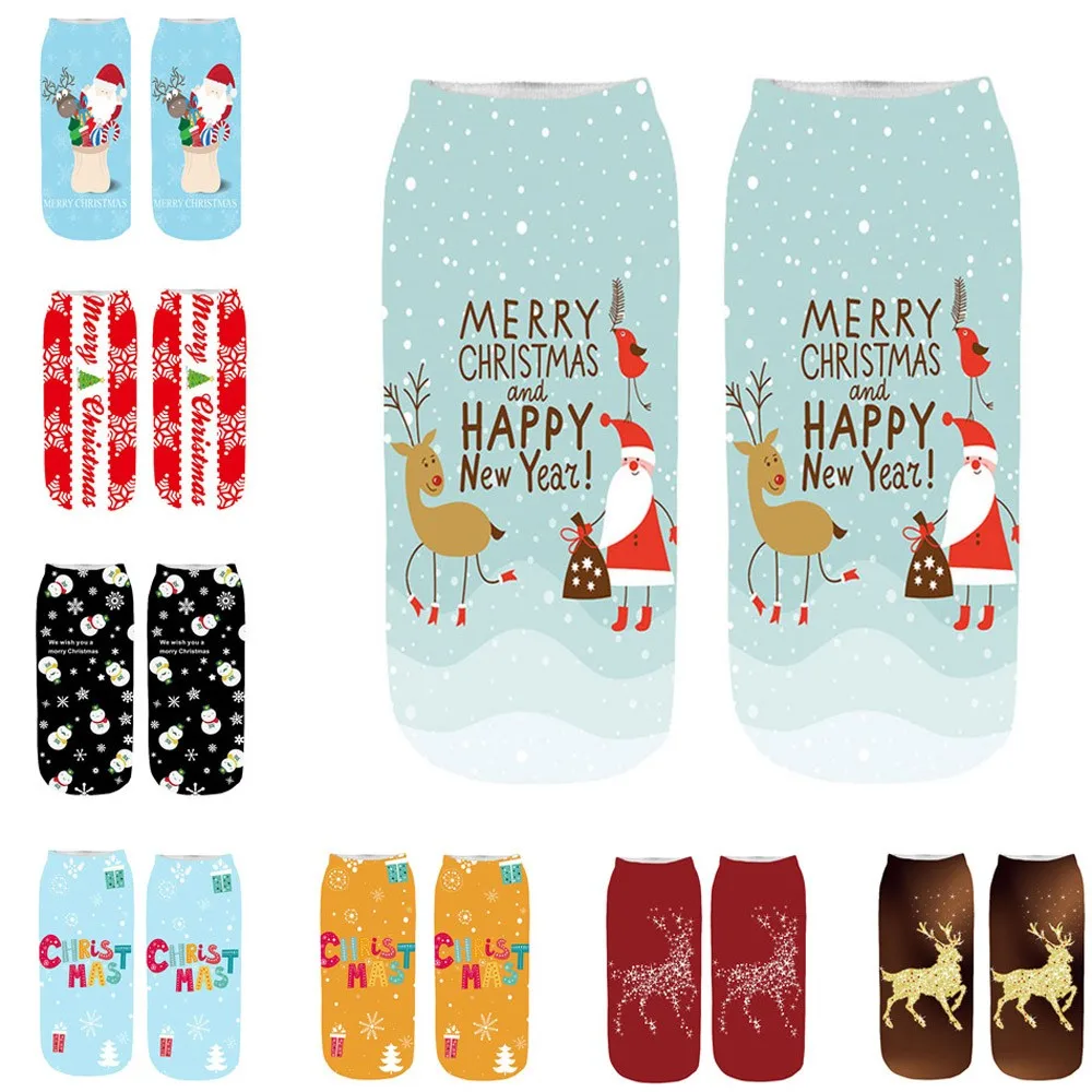 Новое поступление 3D забавные с принтом носков картофеля Потрясающие новые