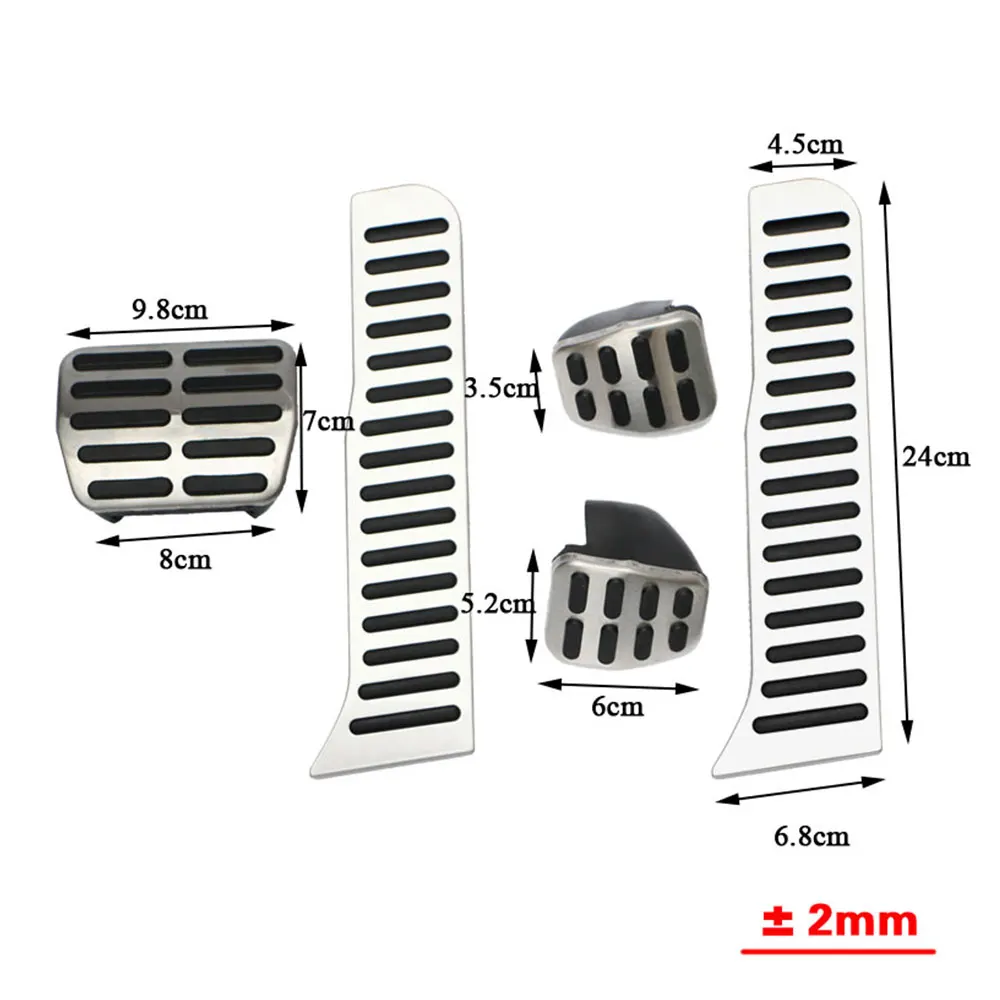 Автомобильная педаль из нержавеющей стали Color My Life чехол для педали автомобиля