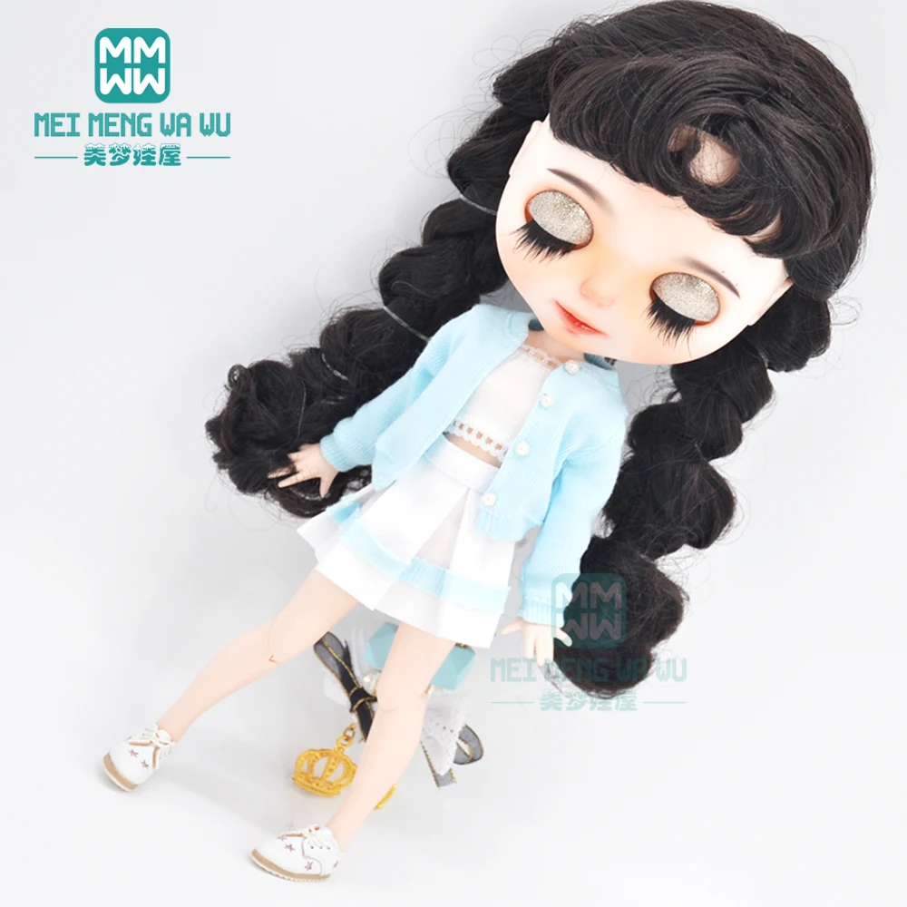 Одежда для куклы Blyth модный свитер из трех частей Azone OB23 OB24 1/6 аксессуары кукол |