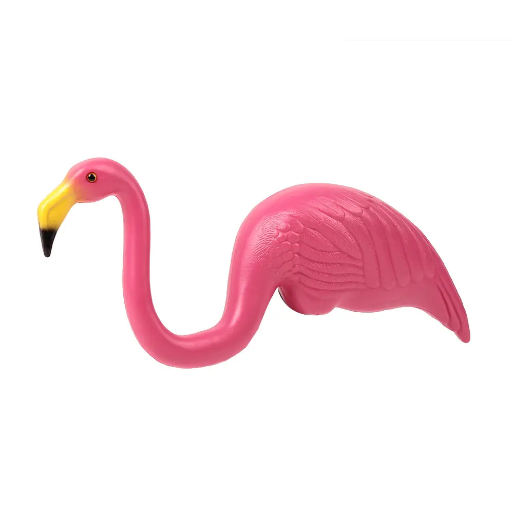 pink 1 Большой 44 см/33 см Искусственный Фламинго сад Садоводство Декор открытый пластик для виллы Свадьба пейзаж дизайн птица - Цвет: pink 1
