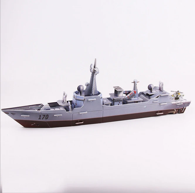 Фигурки мультяшных кораблей миниатюры креативная бумажная модель здание