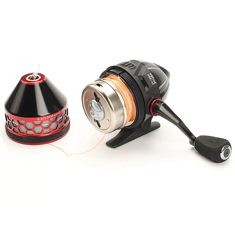 4 0: 1 высокоскоростная Рыболовная катушка с левой/правой ручкой металлическая для