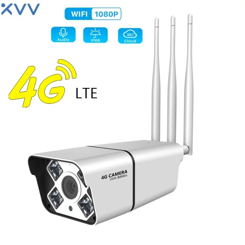 1080P HD IP камера Wifi 4G LTE V380 приложение для наружного водонепроницаемого