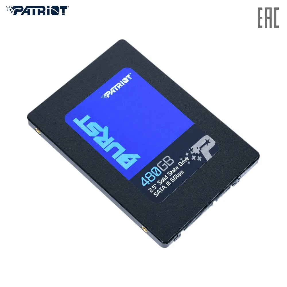 SSD жесткий диск PATRIOT SATA2.5&quot 480GB BURST PBU480GS25SSDR|Внутренние твердотельные накопители