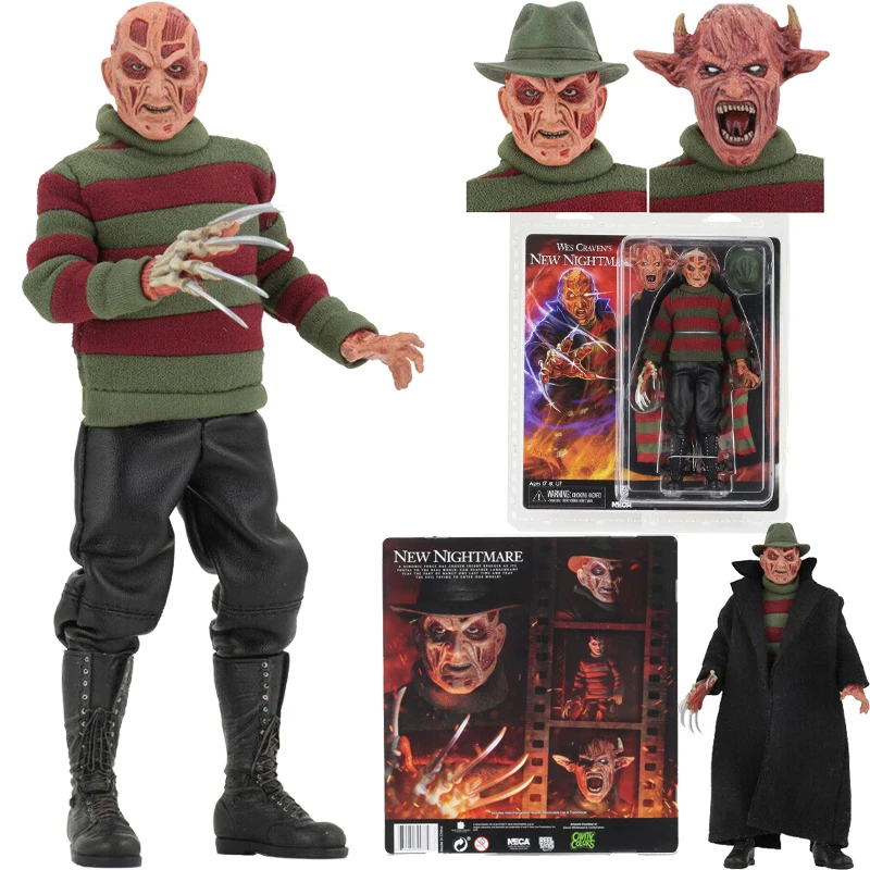 20 см NECA настоящая одежда Wes Craven новый кошмар Freddy Krueger ПВХ фигурка Коллекционная