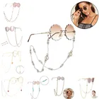 4 вида цветов очки для чтения, очки, солнцезащитные очки, очки с цепочкой, шейный ремешок, веревка, очки, ремешок, Размер: около 61см