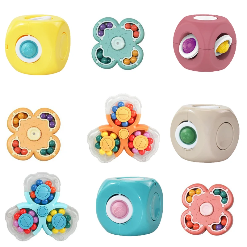 

Anti-stress Children Fidget Roller Infant Toddler Stress Relieve Rotating Finger Toy Parent-child Interactive Decompression Toys
