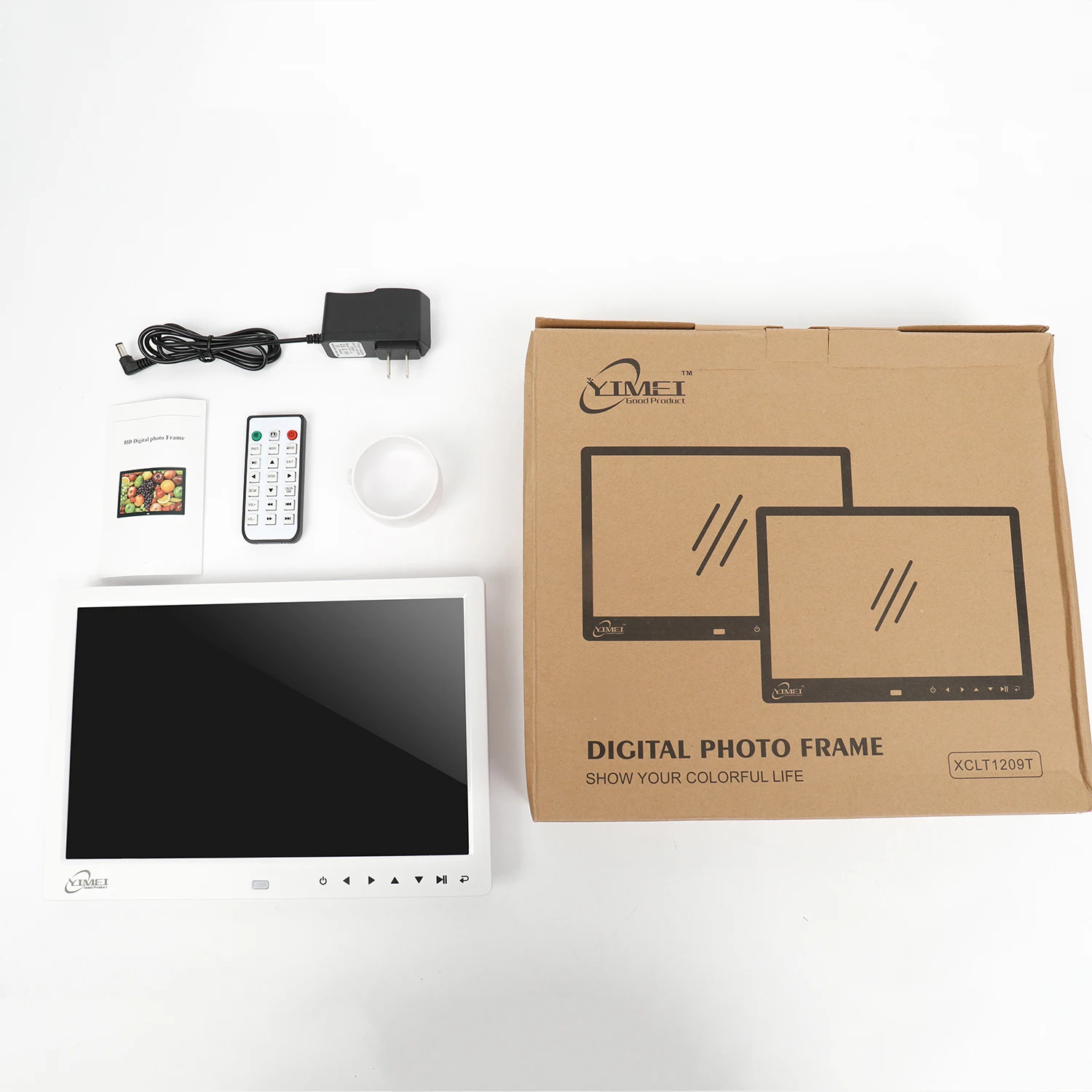 Фотоальбом HD цифровой 12 1 дюйма 1280*800 пикселей TFT SD 32G инфракрасный пульт