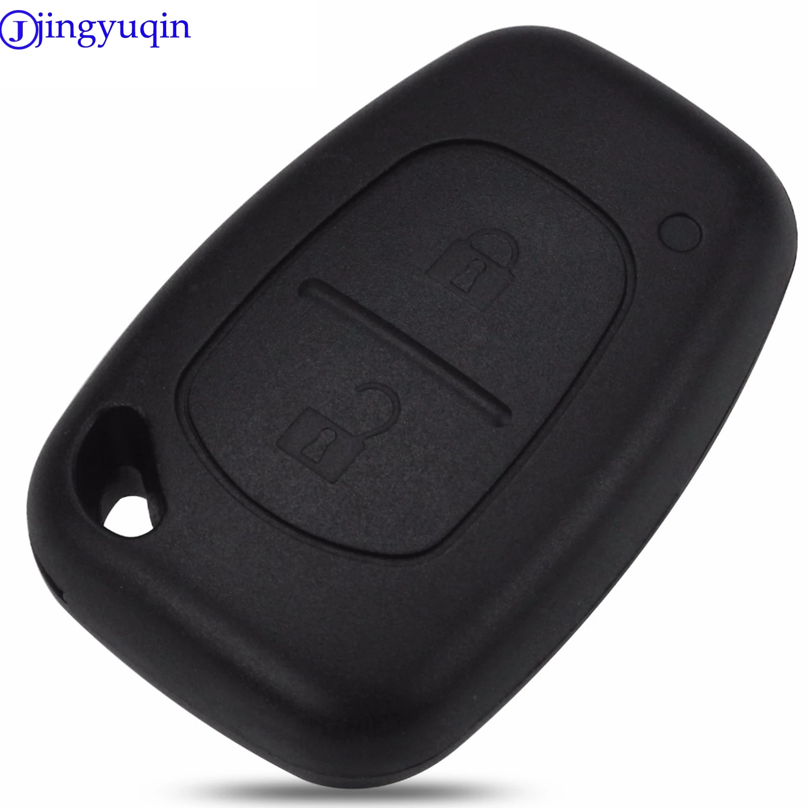

jingyuqin 2 Button Remote Uncut Blade Car Key Shell For Renault Trafic Vauxhall Opel Vivaro Nissan Primastar Flip Fob Case Cover