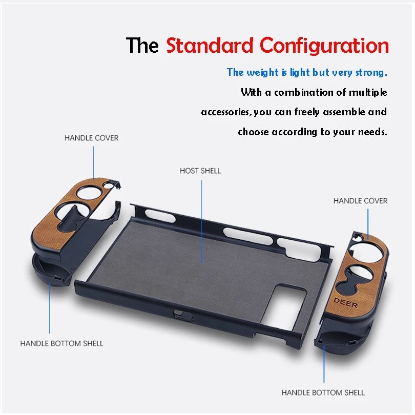 Аксессуары для консоли Nintendo Switch защитный чехол Joy-Con тканевый задней панели