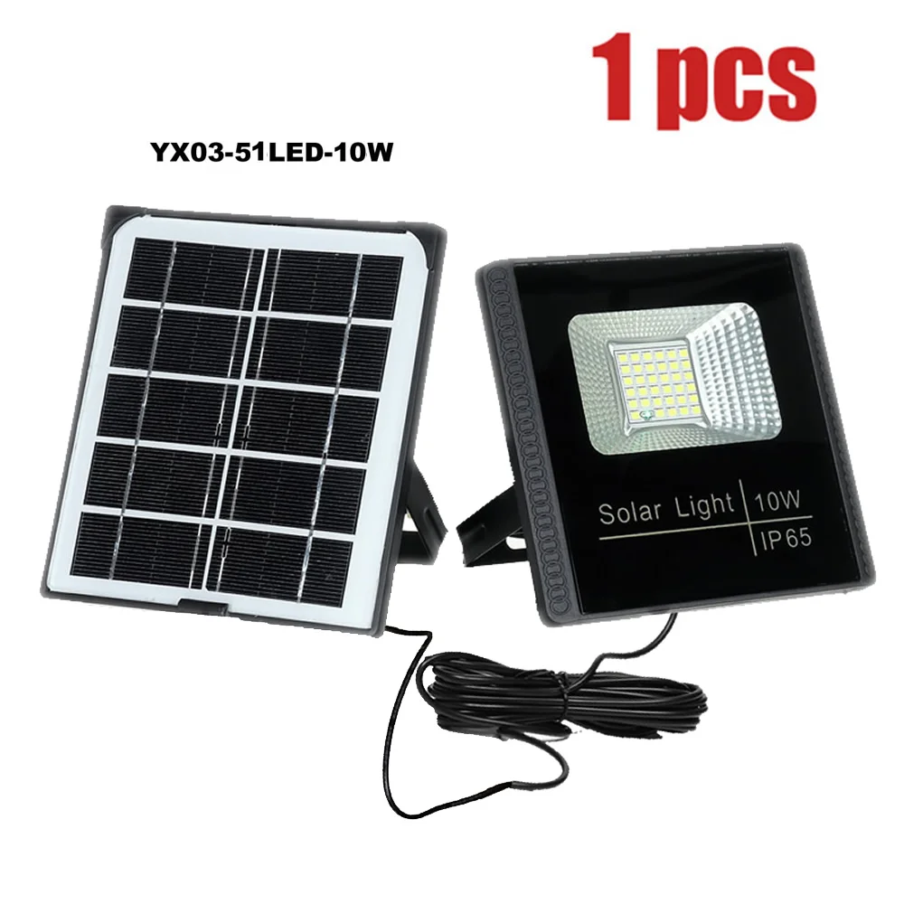 Solar de Led para Parede com Proteção Refletor com Painel Separado para Segurança Luminária Quintal Casa Baralho Cerca
