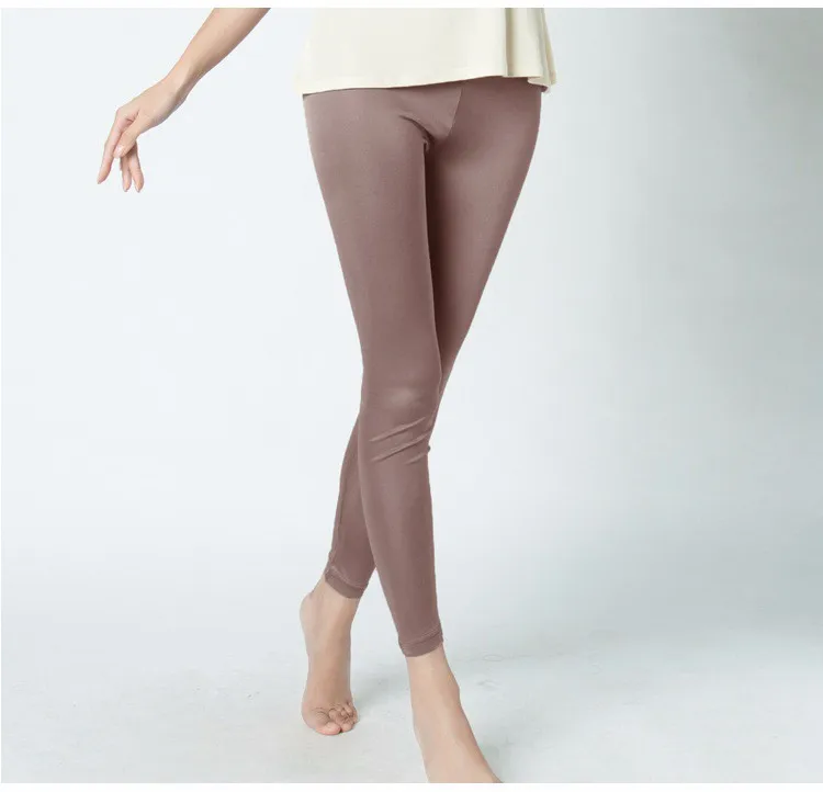 Чистый шелк, женские брюки-карандаш, женские повседневные Капри, Pantalon Femme Pantalones, женские брюки ярких цветов