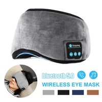 new 3d headphone wireless music sleep artifact breathable eye mask bluetooth v5 0 headset headphones eyemask 100 blocklight