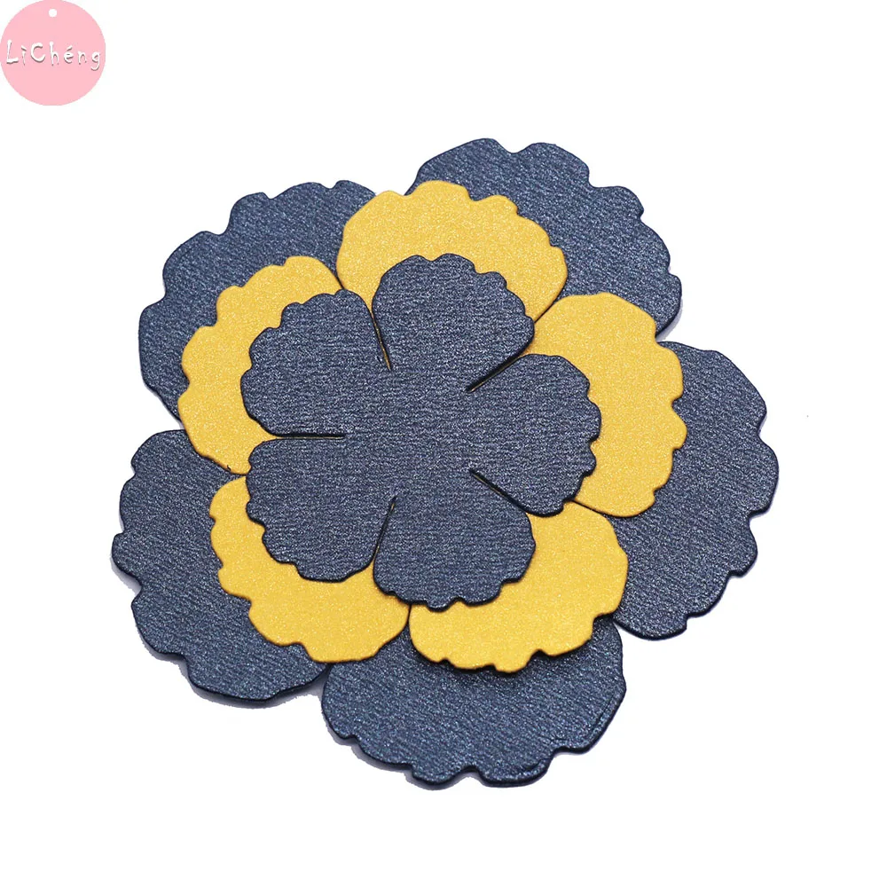 Цветок Металлический Трафаретный вырубной штамп Скрапбукинг альбом