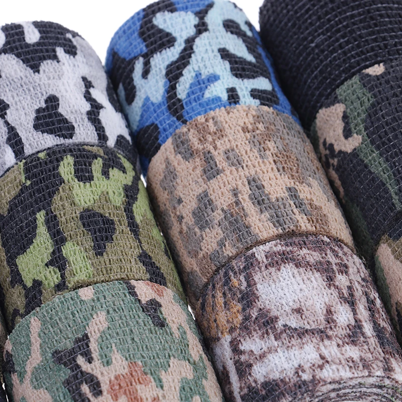 5cmx4.5m Army Camo Outdoor Hunting Shooting Tool Camouflage Stealth Tape Waterproof Wrap Durable new arrival | Спорт и развлечения