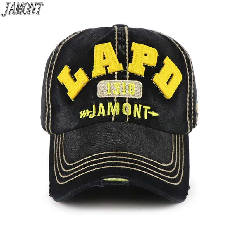 Бейсболка JAMONT с вышивкой хлопковая кепка для мужчин женщин детей мальчиков