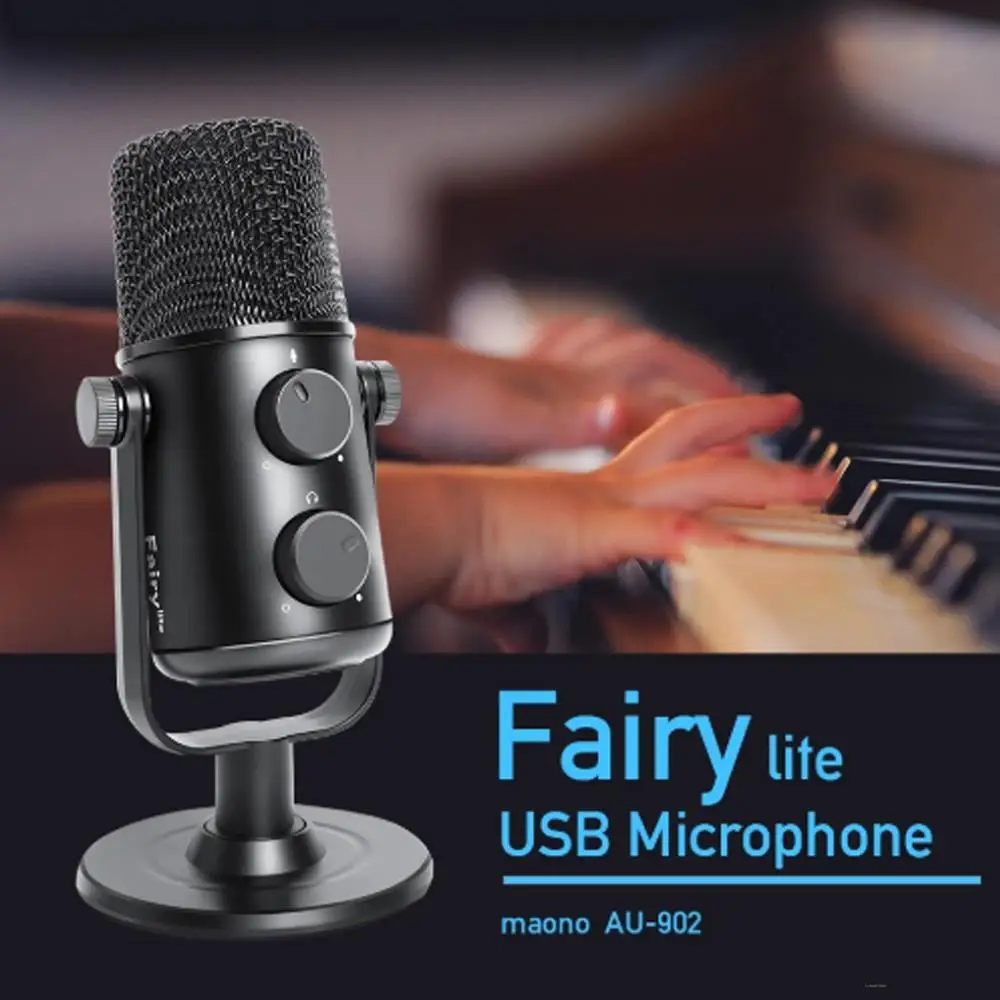 Конденсаторный USB-микрофон микрофон для студийной записи с кардиоидным экраном