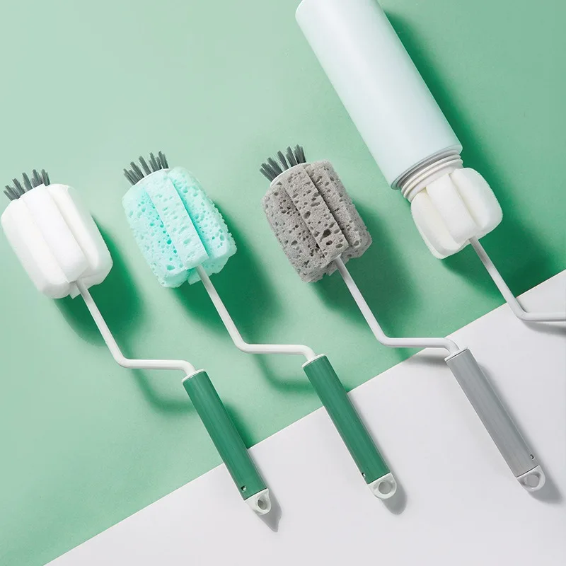 

Long-Handled Cleaning Vacuum Flask Water Bottle Cleaning Brushes Bottle 360 Degree No Dead Angle Rotatable Cup Brush