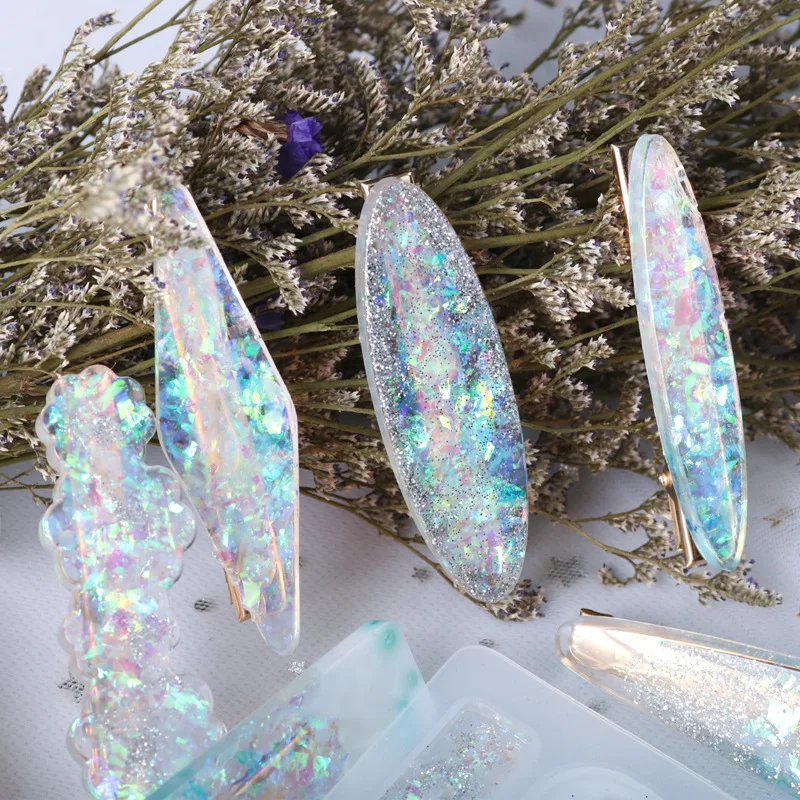 

Сделай Сам, кристалл, гель, зажим для волос, силиконовая форма для изготовления зажима для волос, Подвесные серьги вручную