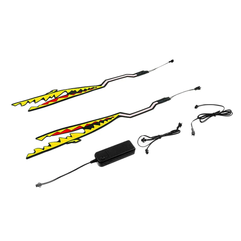 Акула мотоциклетный шлем El холодный светильник полоса ночной сигнал светящаяся