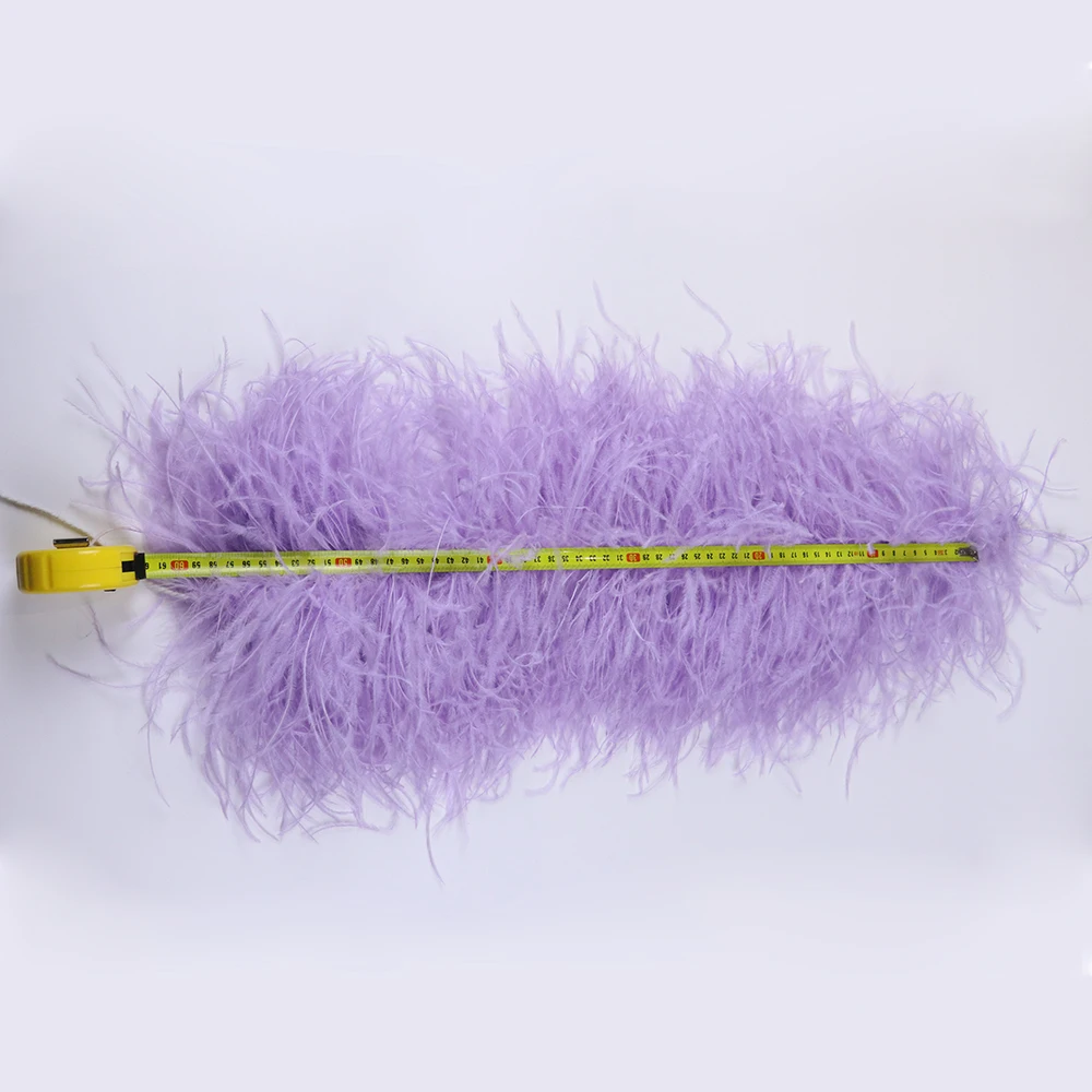 6 слоев окрашенные пушистые Страусиные боа шали свадебное платье для косплея