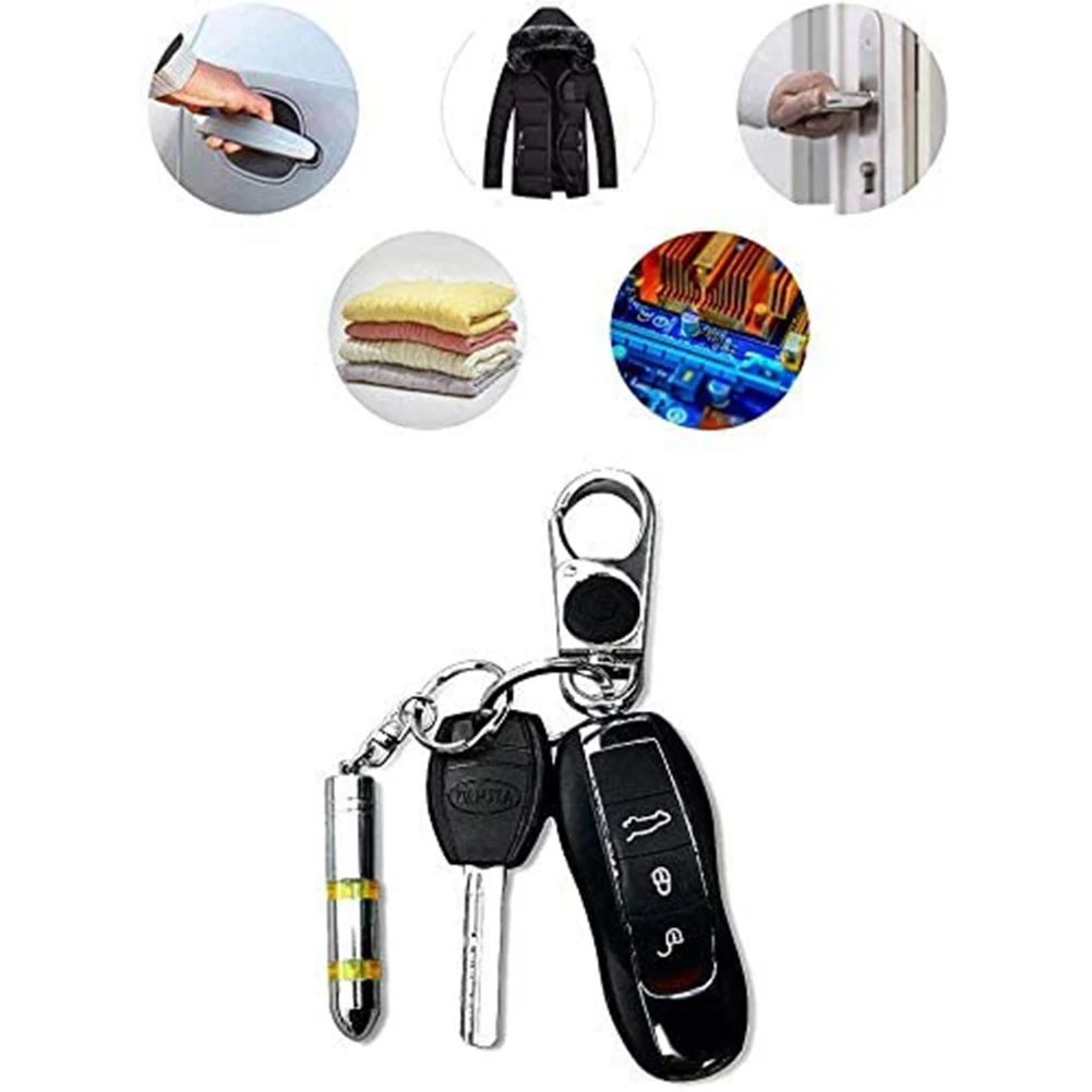 

Anti Static Keychain Secondary Discharger High Voltage Remover Electricity Eliminator Key Chain J8