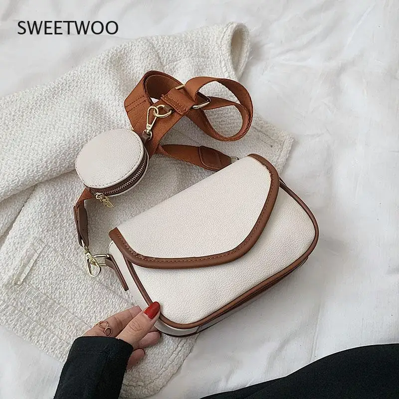 

2021 простая мягкая Маленькая женская сумка-мессенджер на одно плечо, Сумка с круглым кошельком, трендовая дорожная сумка