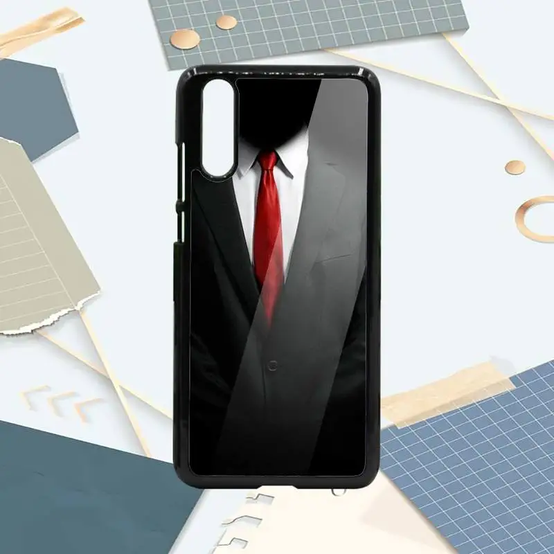 

Man Suit Shirt Tie lion Phone Case PC For Samsung galaxy S note 8 9 20 10 e lite2019 plus pro ultra