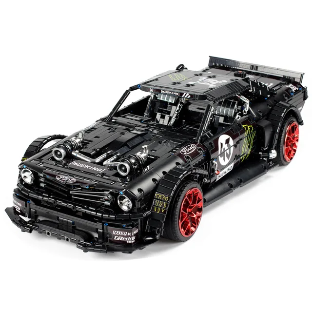 Форма King Technic серия RC Ford Mustang Hoonicorn RTR V2 гоночная модель автомобиля строительные