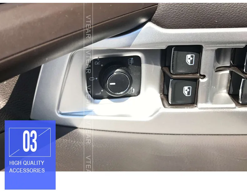 Vtear для Volkswagen VW тигуан Tiguan тигуан автомобильный переключатель Подъема Окна декоративный кожух углеродное волокно аксессуары для интерьера наклейки для авто,автотовары