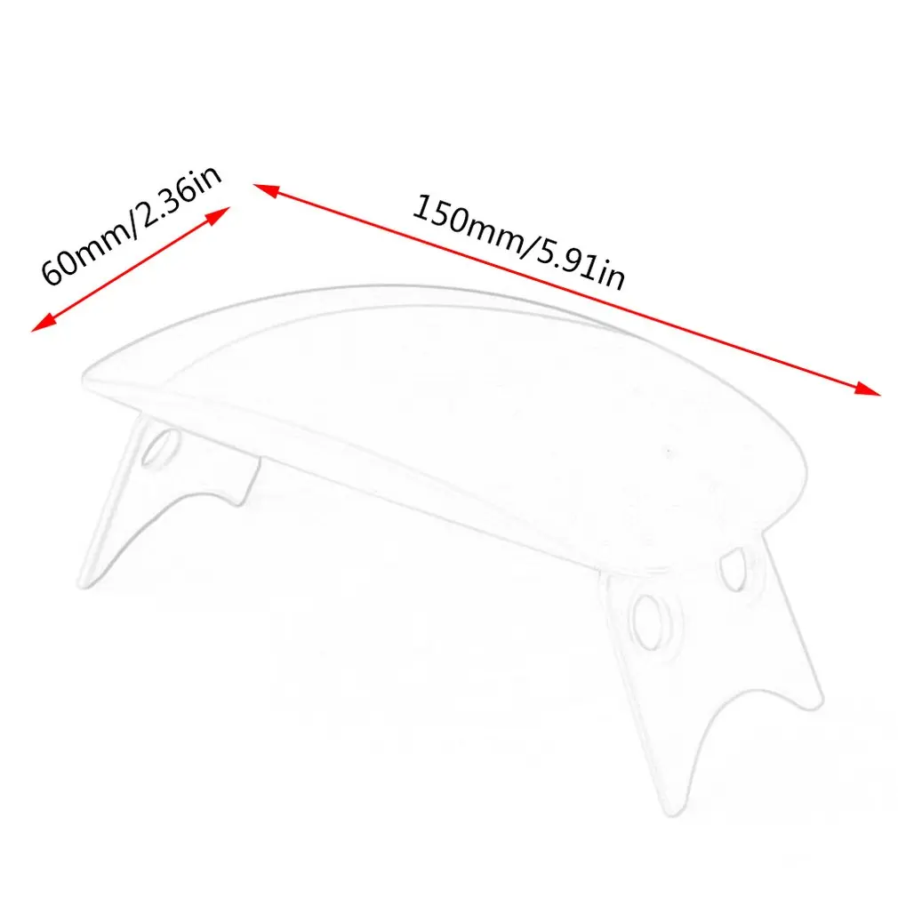 Мини светодиодная фототерапия для мыши Usb Сушилка ногтей УФ лампа выпечки