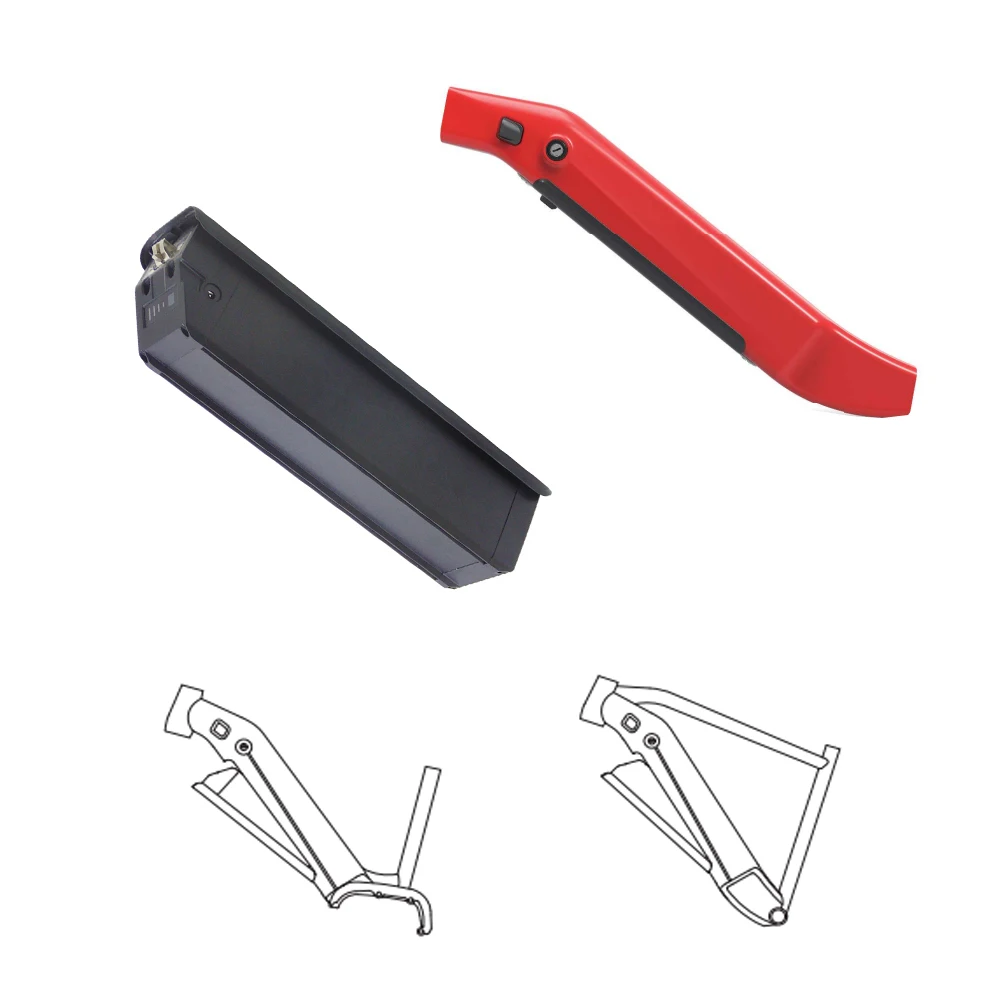 Аккумулятор для электровелосипеда 8fun Rhinoceros 750 Вт 1000 с толстыми шинами 48 В 52 в 15 Ач