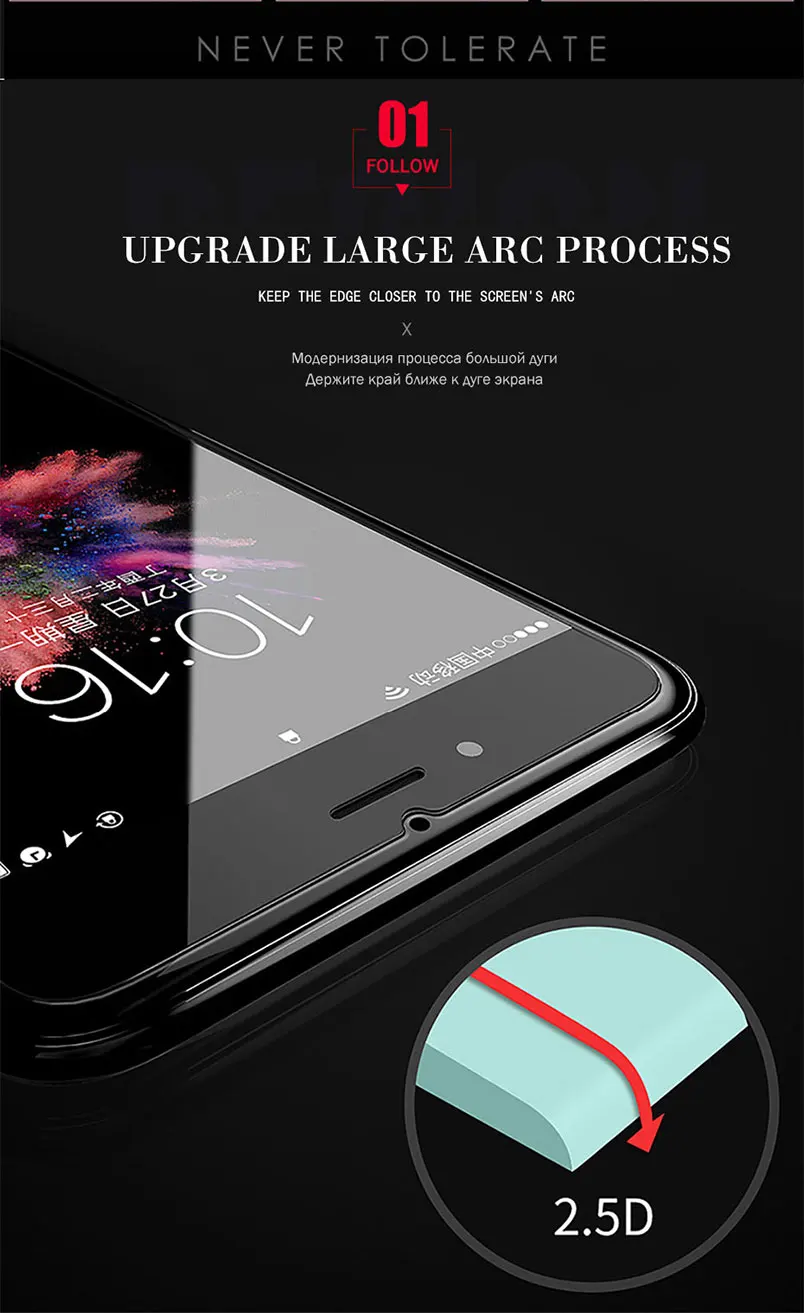 Защитная пленка для экрана из закаленного стекла 9H iPhone 11 Pro Max Xs XR X 7 8 10 4 6 5 5c SE 6s plus