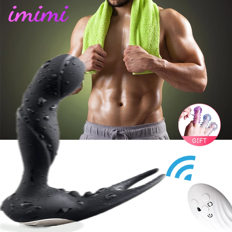 Мужской Вибратор для массажа простаты анальный Беспроводной удаленный