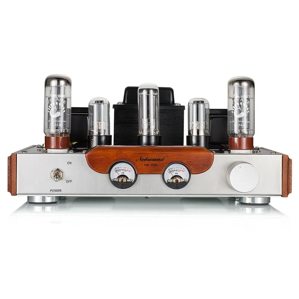 Новейший Nobsound EL34 усилитель клапанной трубки стерео Hi-Fi одноконцевый усилитель мощности класса A высококачественный матовый металлический панельный усилитель - Цвет: Bluetooth version