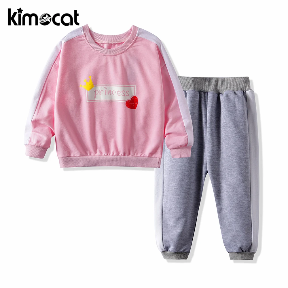 

Kimocat Girls Clothing Set Infant Children Clothing Sport Suit Teenage Girls Clothes Set Toddler Girls Clothes Costume Outfit