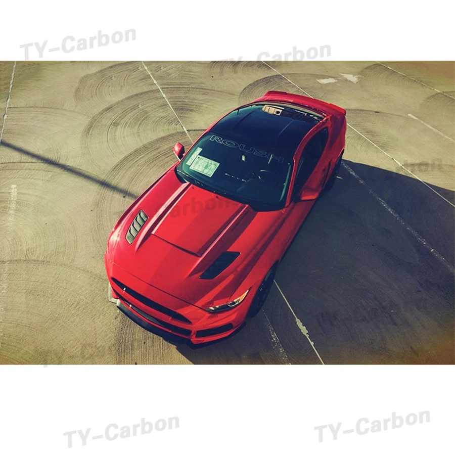 Подходит для 2014-2017 Ford Mustang Roush стиль капота высшего качества Стайлинг автомобиля