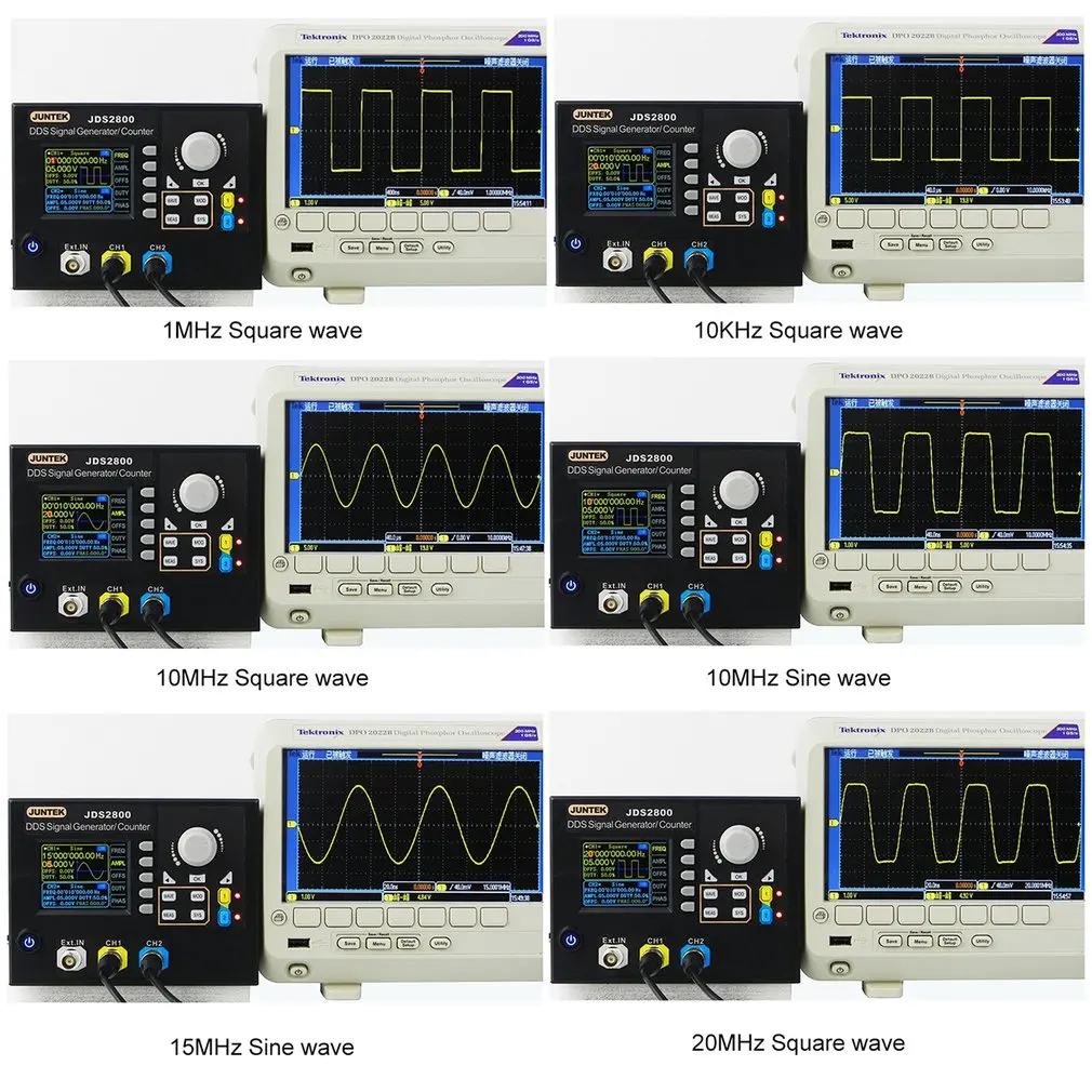 JDS2800 40M 40 МГц генератор сигналов цифровой контроль двухканальный DDS функция