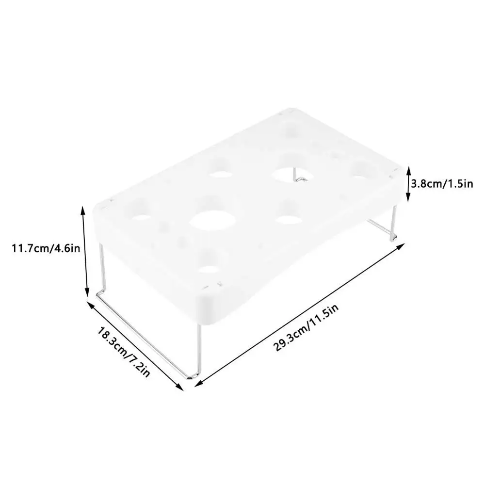 Cake Nozzle Icing Bag Holder Tray Stand 8-Hole Fondant Pastry Decorating Tube Shelf Tool Accessories Cream Work Table | Дом и сад