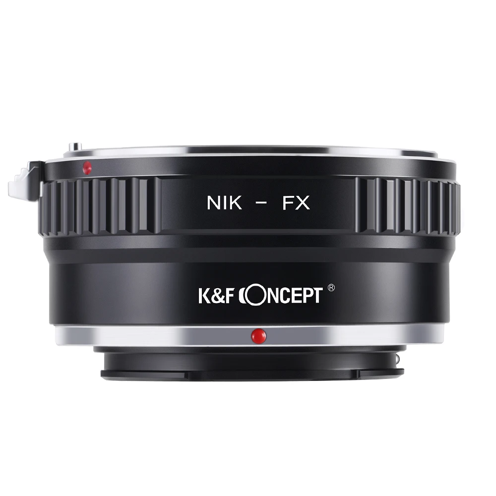 K&F CONCEPT Camera Lens Mount Adapter Ring for Nikon AI AF Lens to for Fujifilm Fuji FX X-series X-Pro1 X-E1 Mirroless Camera lr fx leica r lens to fujifilm x pro1 mount adapter black